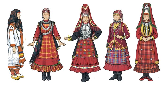 Вышивка в народном костюме