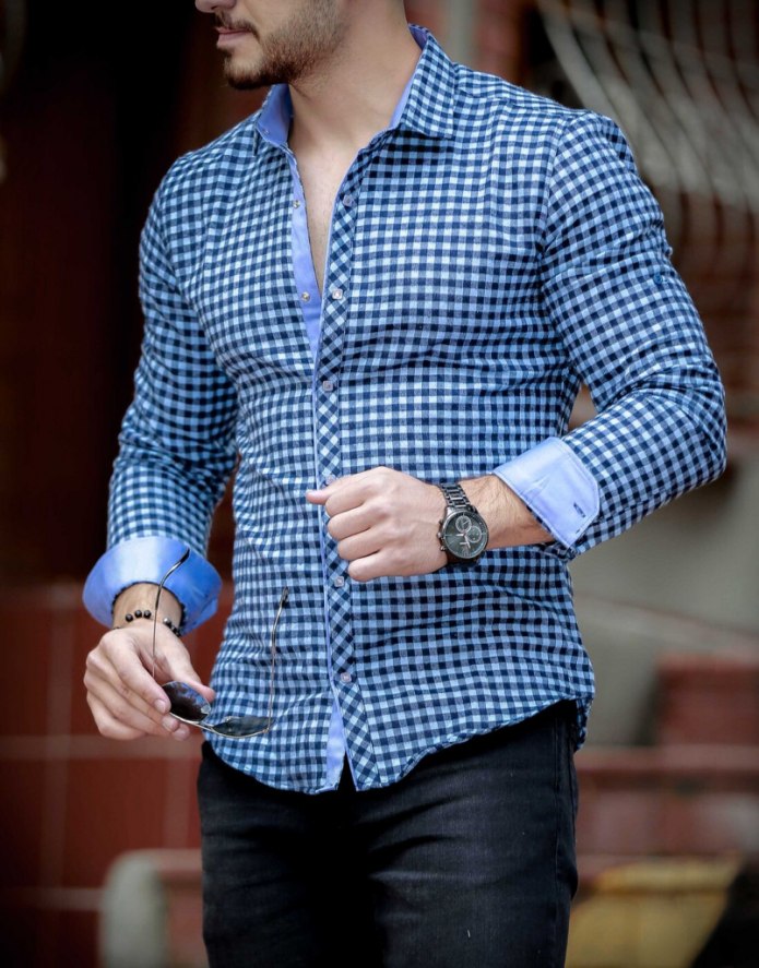 Рубашка мужская Lagos Slim Fit