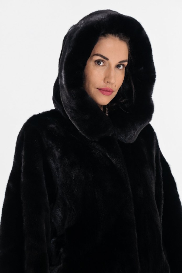 Шуба Греческая норка Blackglama