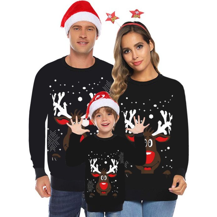 Свитер с оленями/ Family look, vay