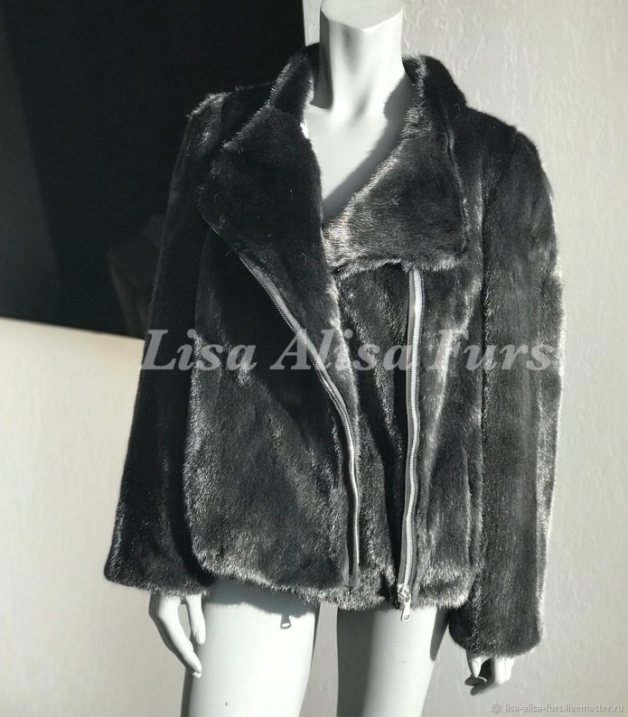 Мутоновая шуба косуха Alexander Leather & fur