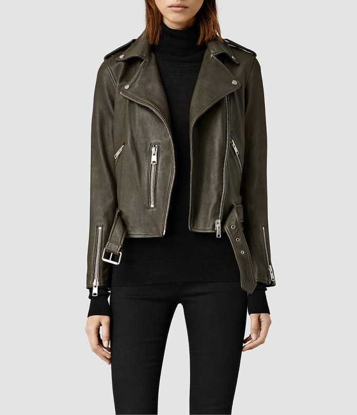 Incity куртка кожаная Dark Green