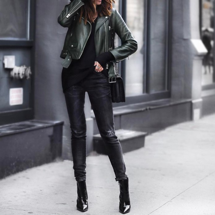 Drury Leather Biker Jacket