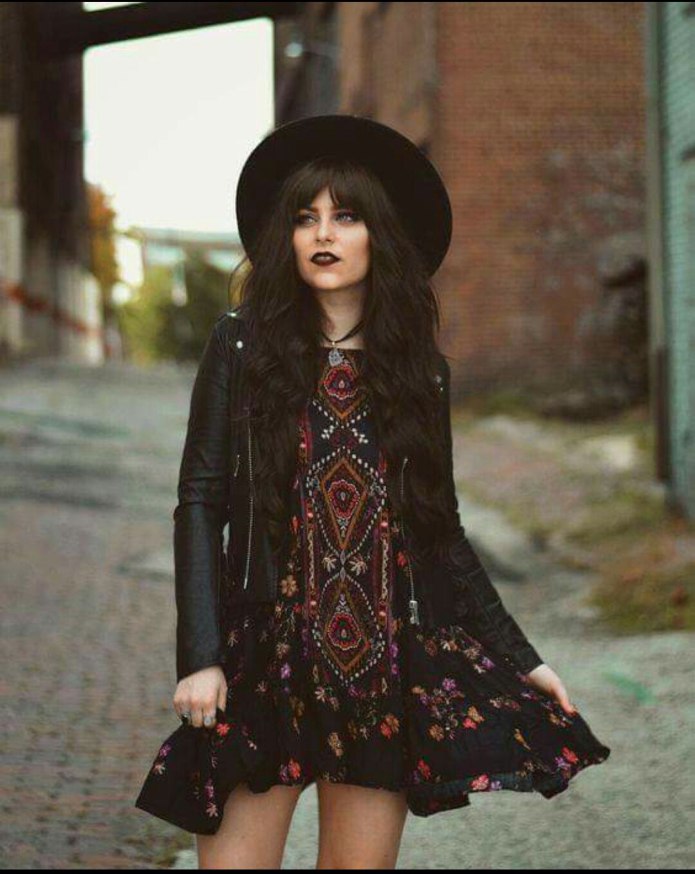 Blue Gothic aesthetic clothes