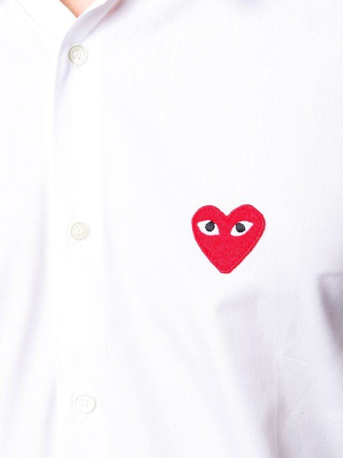 Comme des garcons рубашка белая