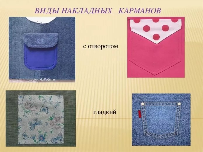 Накладные карманы на пальто