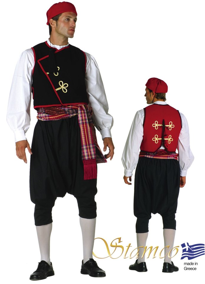 Греческий национальный костюм мужской и женский
