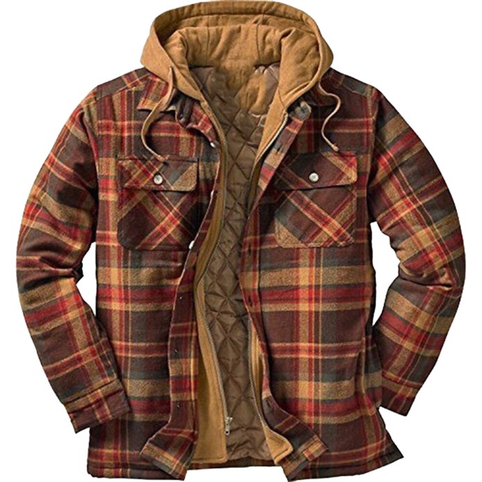 Legendary Whitetails Mens Maplewood Hooded Shirt Jacket
