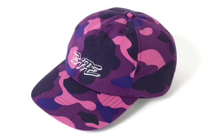Bape Purple Camo cap