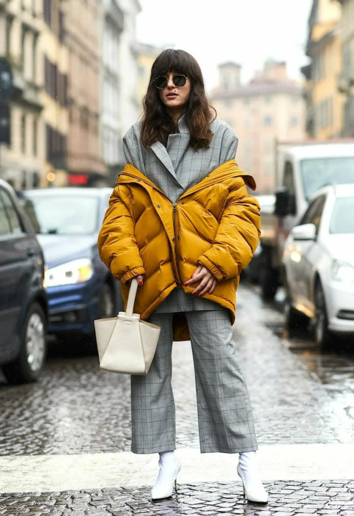 Брюки с пуховиком