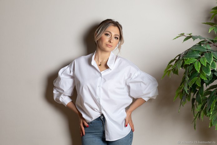 Massimo Dutti белая рубашка