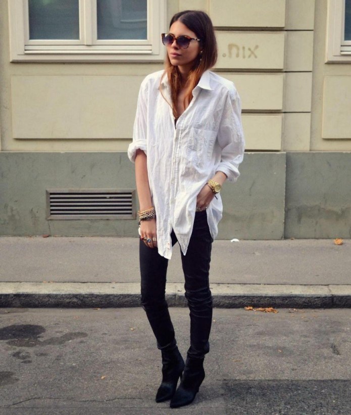 Street Style рубашка оверсайз