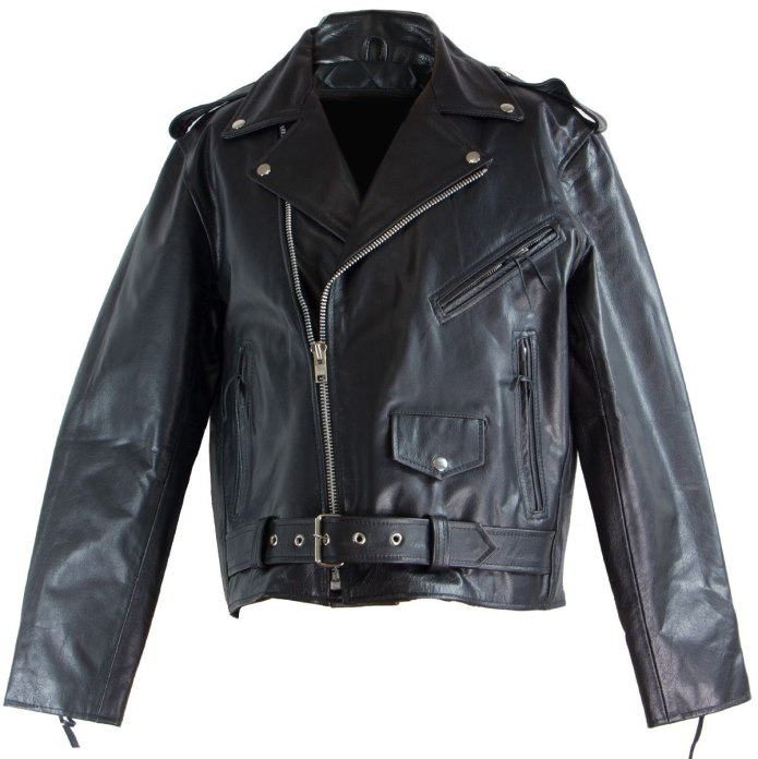 Xelement b7100 Classic Mens Black Top Grade Leather Motorcycle Biker Jacket
