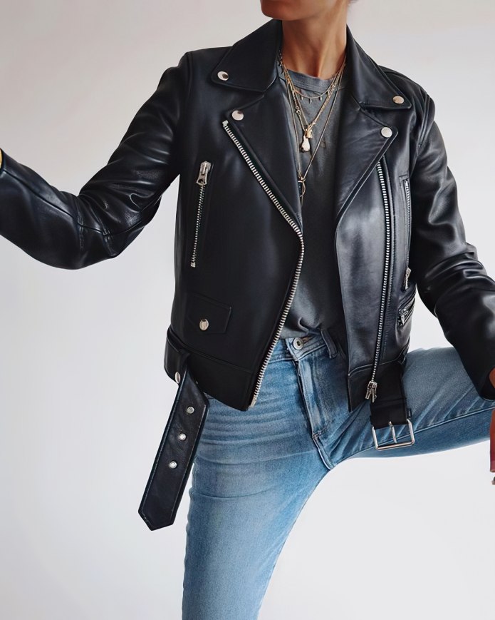 Леопардовая косуха Zara