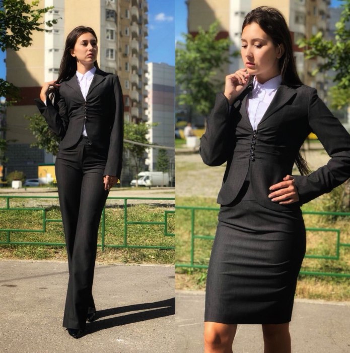 Деловой костюм женский