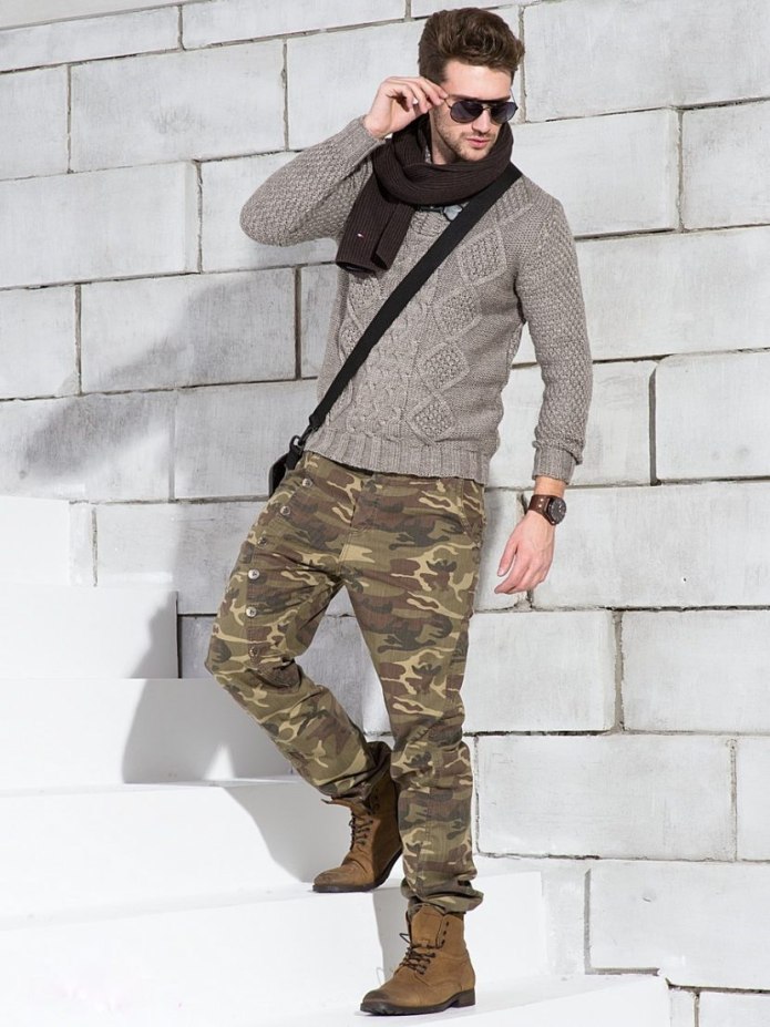 Street Style Military мужская одежда