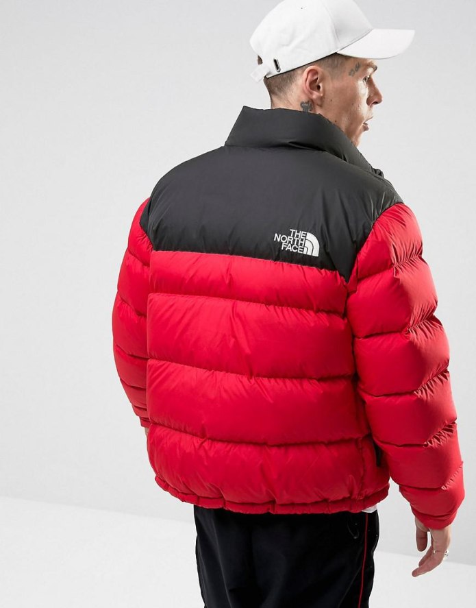 Пуховик the North face 700 Red