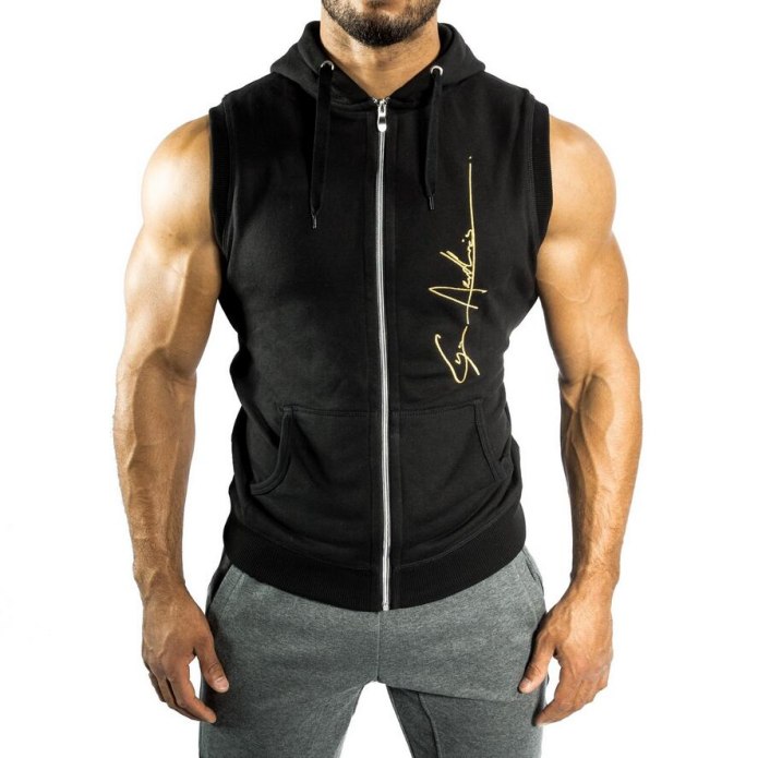Sleeveless Bodybuilding Hoody