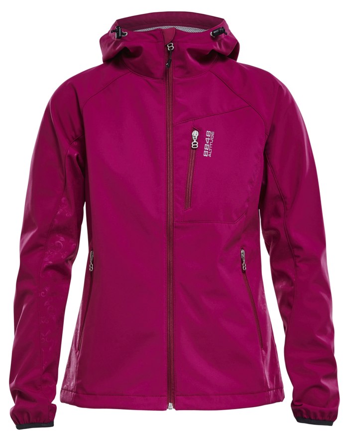 Женская горнолыжная куртка 8848 Altitude Muddie Softshell Red
