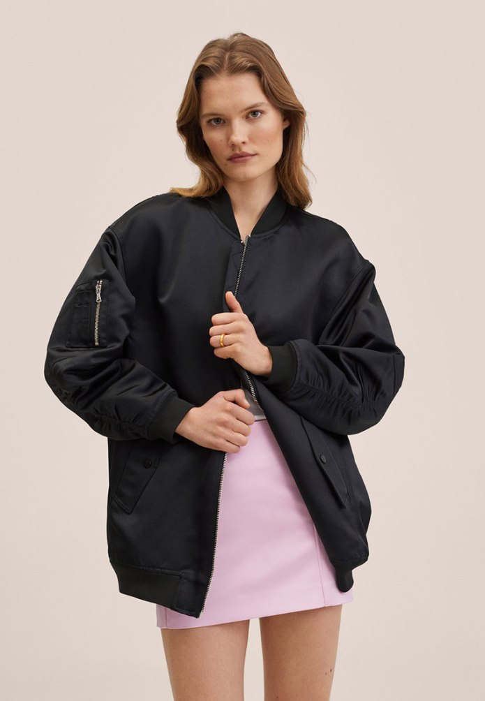Куртка missguided черная зимняя