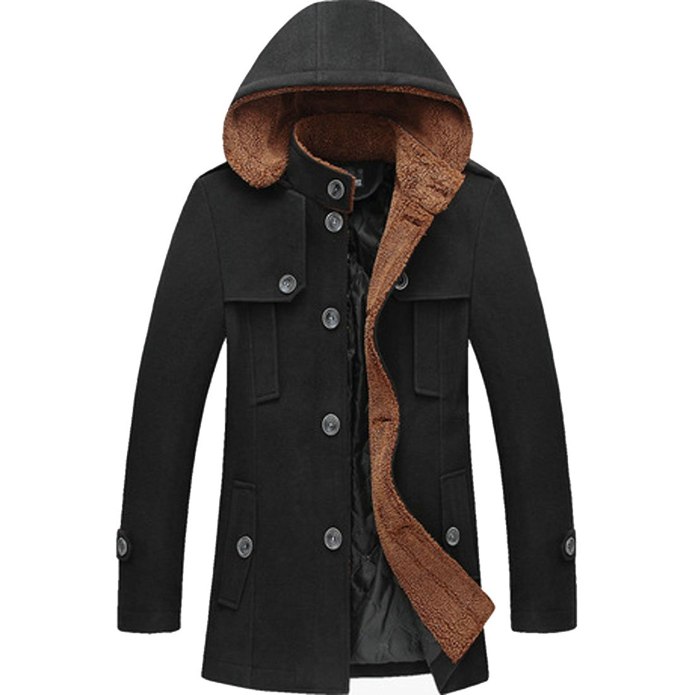 Baker & Brown пальто мужское с капюшоном