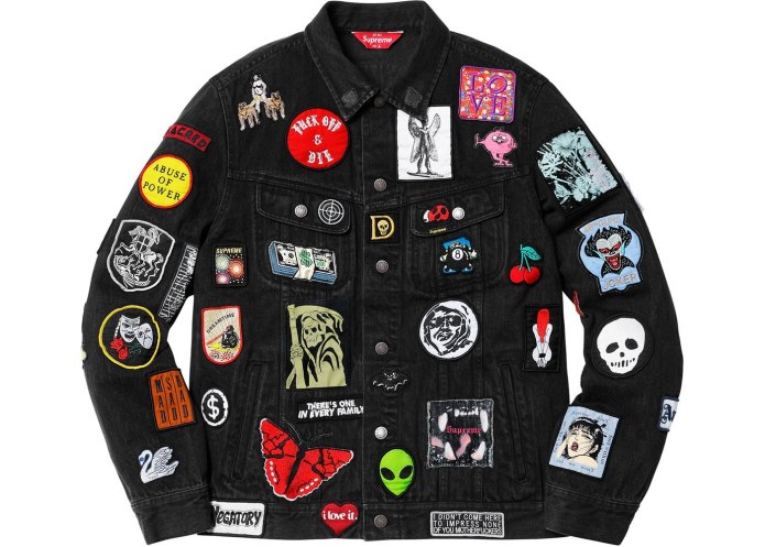 Supreme Jacket с черепами