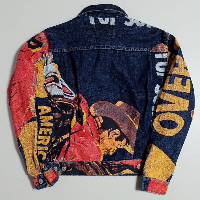 Джинсовка Levis кастом