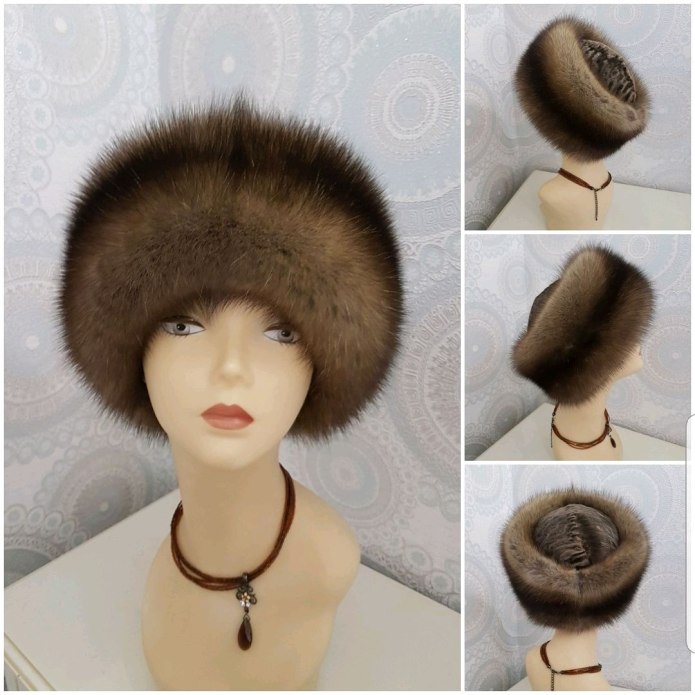 Кепки из стриженной норки