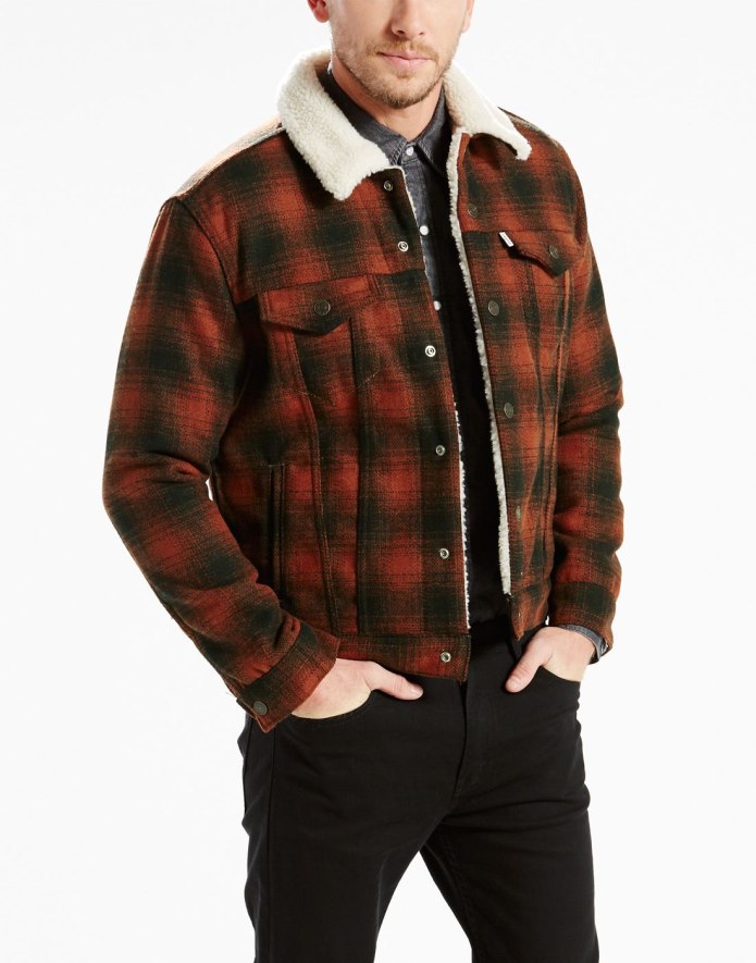 Flannel Sherpa Trucker Jacket