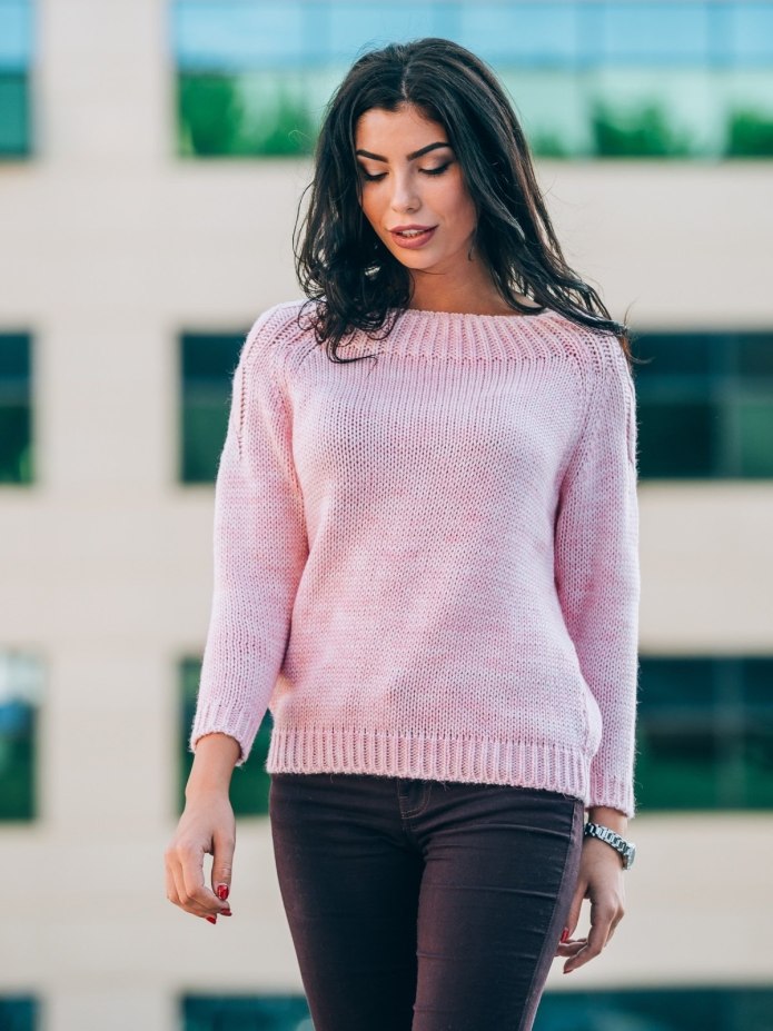 Джемпер из novita Kid Mohair