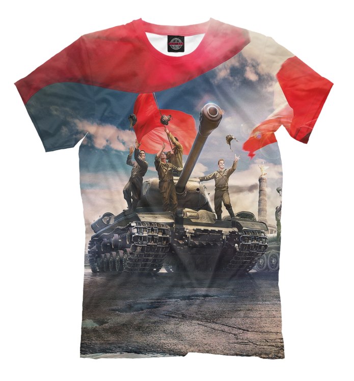 Футболка с принтом World of Tanks