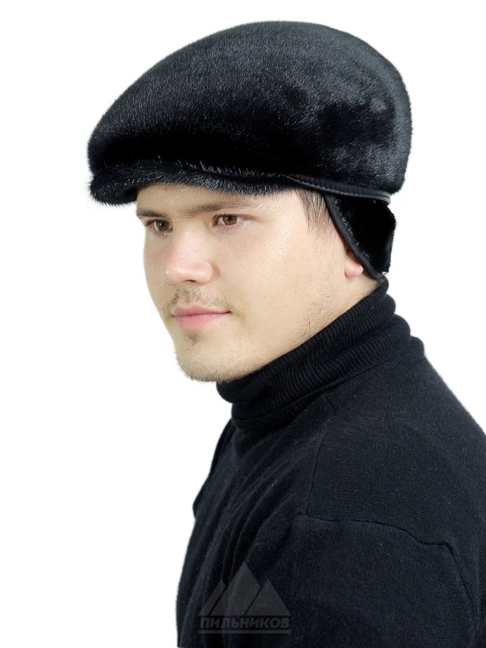 Норковая кепка мужская восьмиклинка
