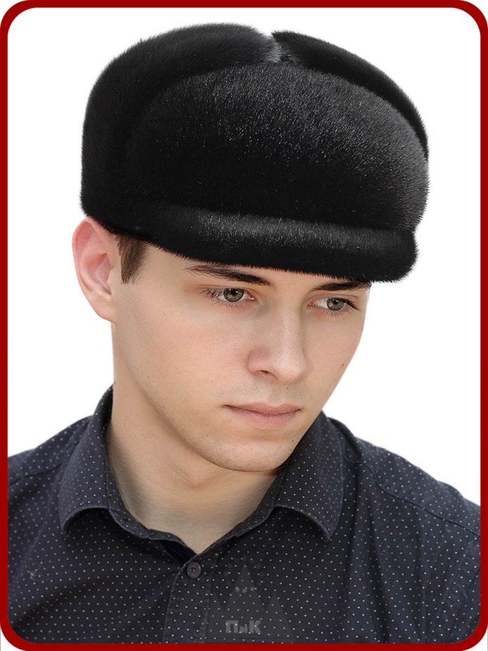 Норковая кепка мужская восьмиклинка