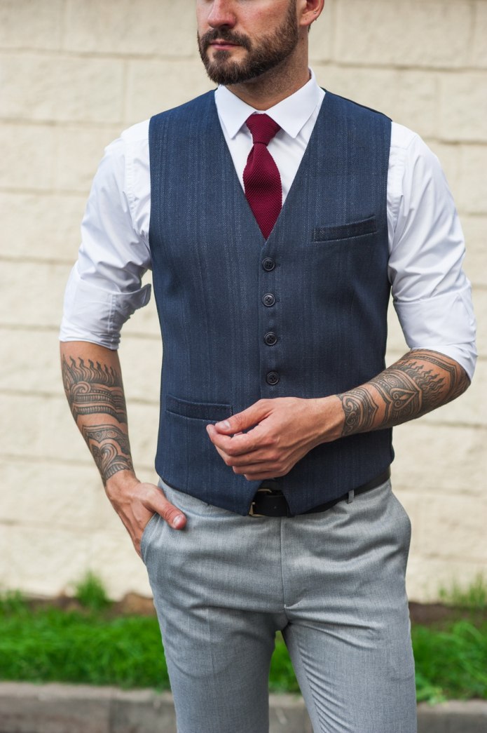 Мужской жилет Style MC-62133#