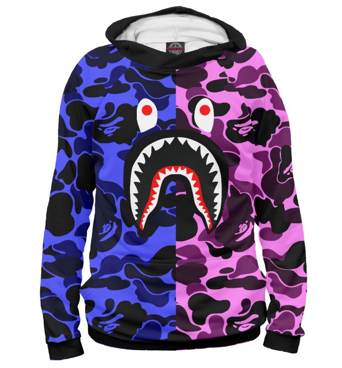 Худи Bape Shark