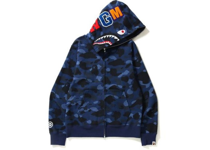 Bape Full zip Shark Hoodie
