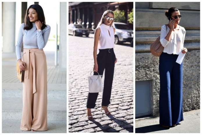 Брюки палаццо outfit