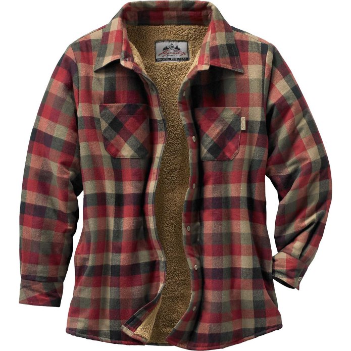 Мужская утепленная рубашка Flannel Shirt Jacket