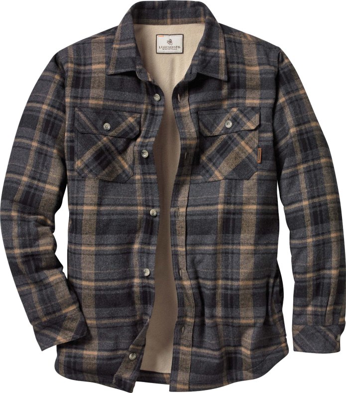 Legendary Whitetails men's Maplewood Hooded Flannel Shirt Jacket