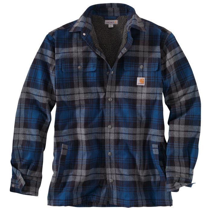 Carhartt Sherpa lined Plaid