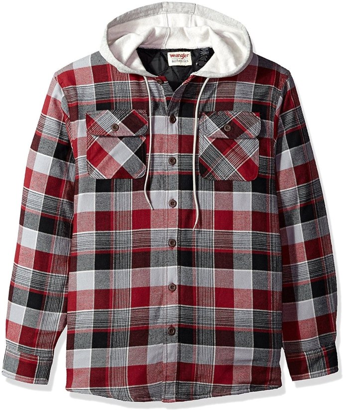 Wrangler authentics men’s long Sleeve Flannel Shirt