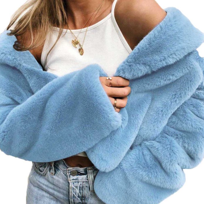 Teddy fur Jacket белая