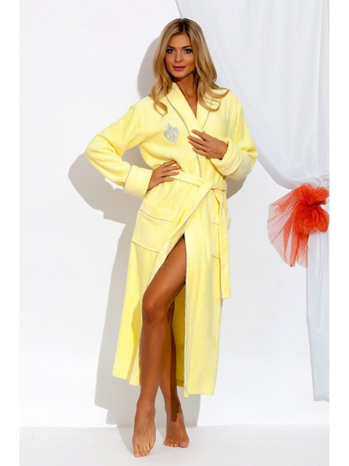 Халат Robes zip Robe 01 - ванильный