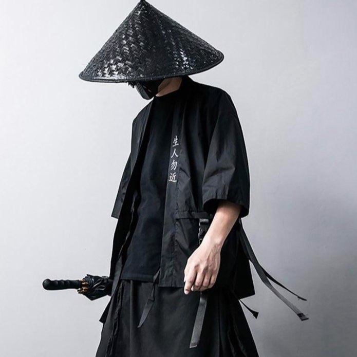 Harajuku Print рубашка мужская