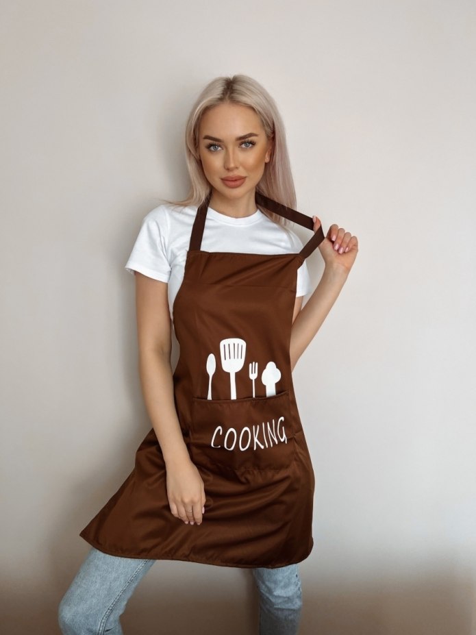 Фартук в горошек