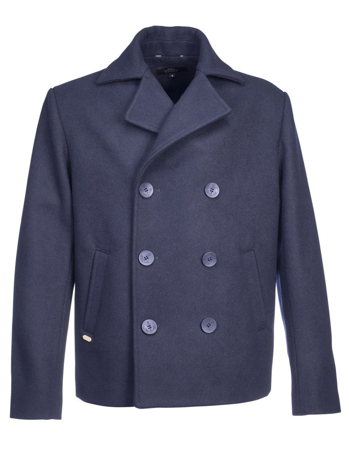 Makia Black Pea Coat m302a