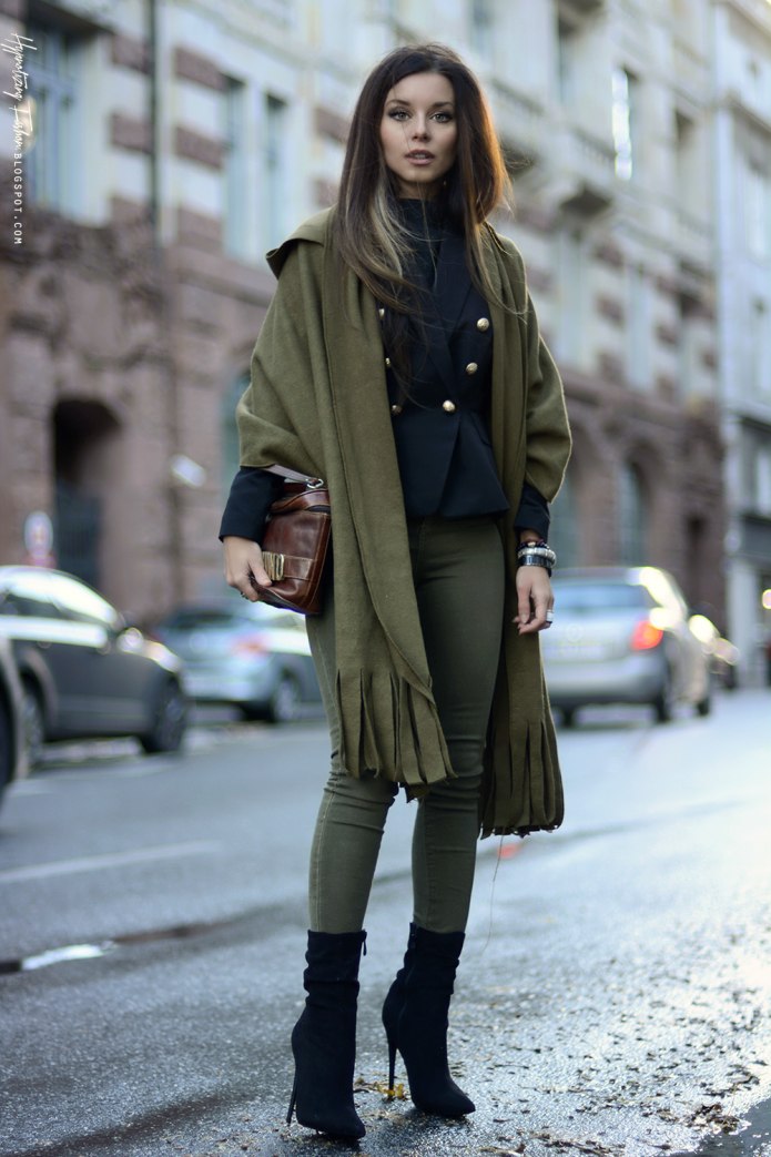 Zara Basic косуха хаки