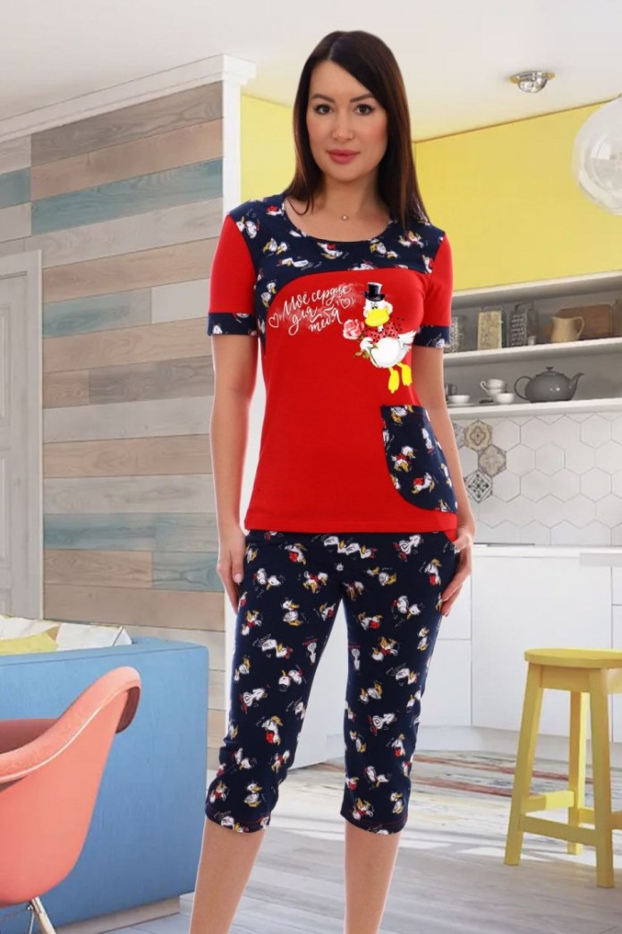 Women Secret пижама Snoopy красная