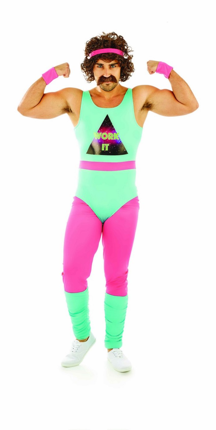 Aerobics 80-s Leotard and Tights