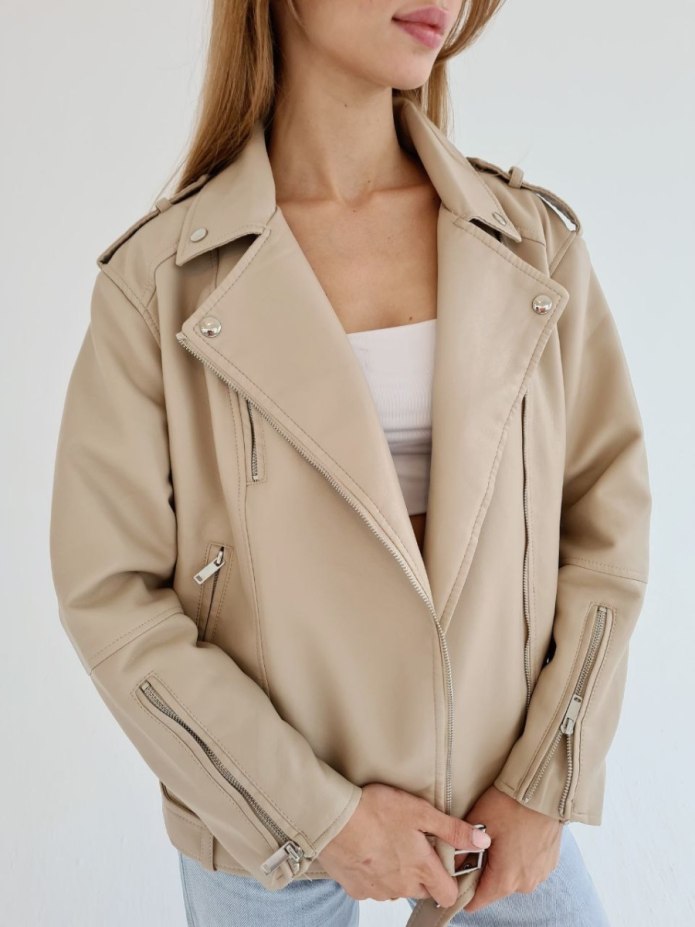 Кожаные куртки женские Blouson